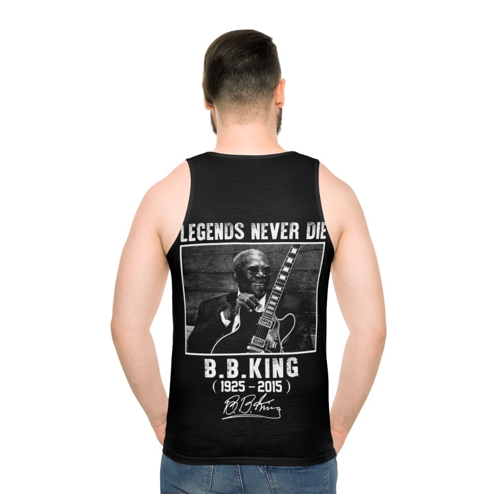 Classic BB King Signature Legends Never Die Unisex Tank Top