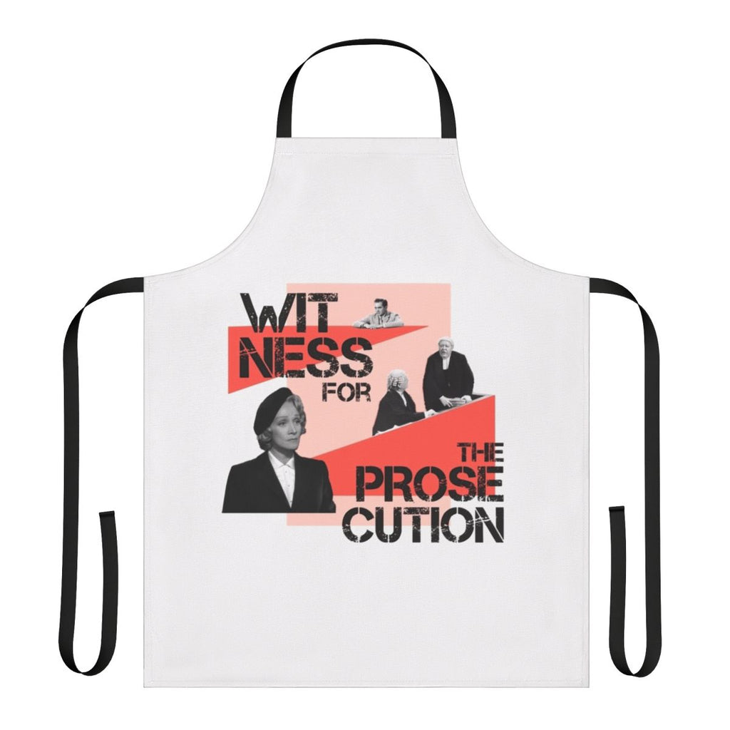 Apron inspired by the classic Billy Wilder film Witness for the Prosecution