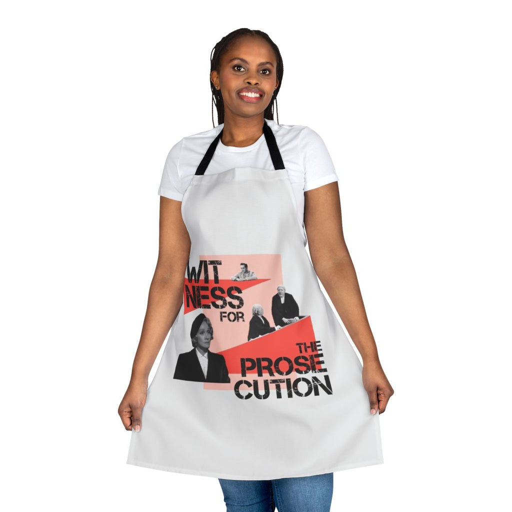 Apron inspired by the classic Billy Wilder film Witness for the Prosecution