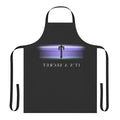 "Black apron featuring Trapstar inspired graphics and branding"