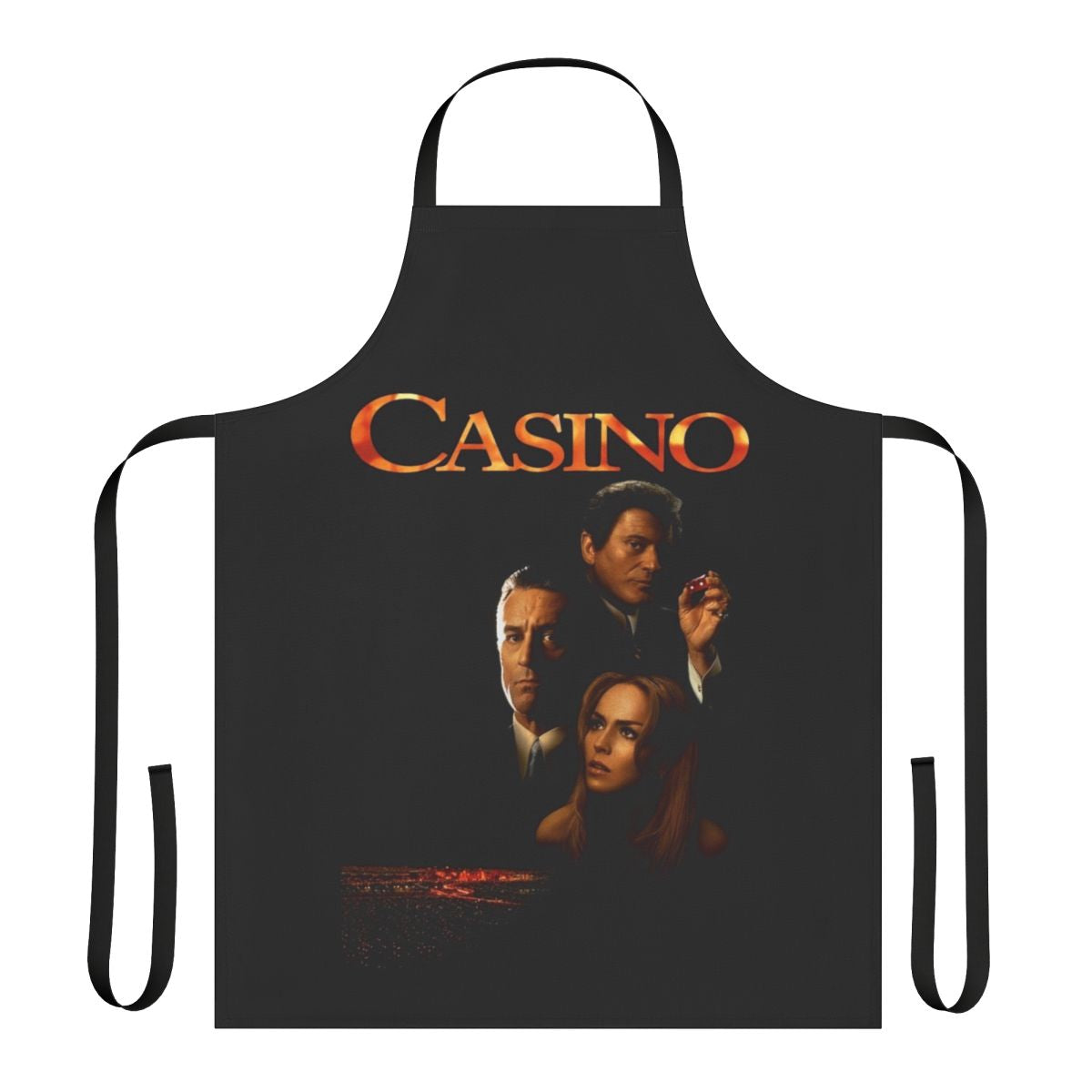 Casino 1995 inspired apron featuring Robert De Niro and the iconic film's aesthetic