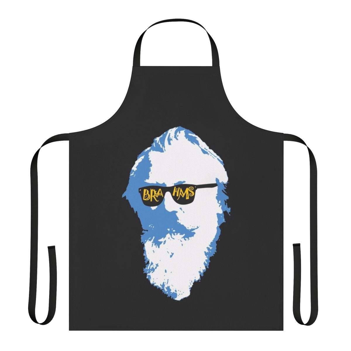Brahms-inspired classical music apron for cooking and baking