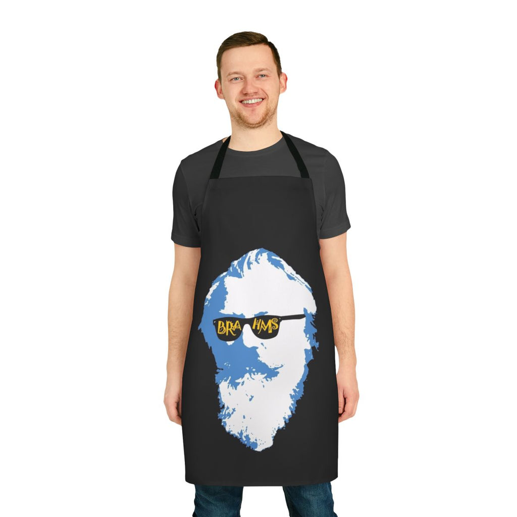 Brahms-inspired classical music apron for cooking and baking