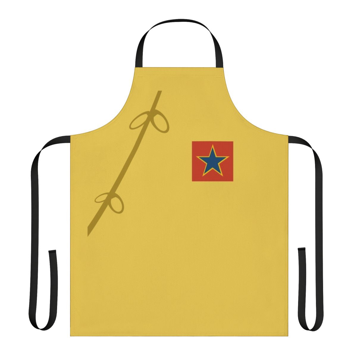 Classic Doctor Who inspired apron featuring the character Adric