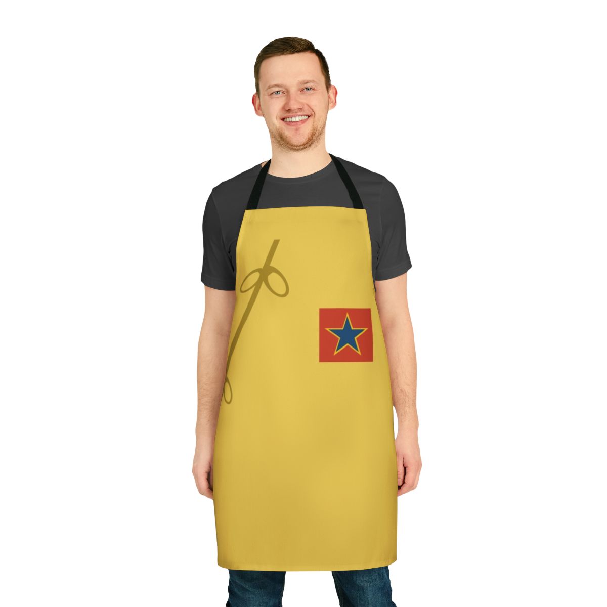 Classic Doctor Who inspired apron featuring the character Adric