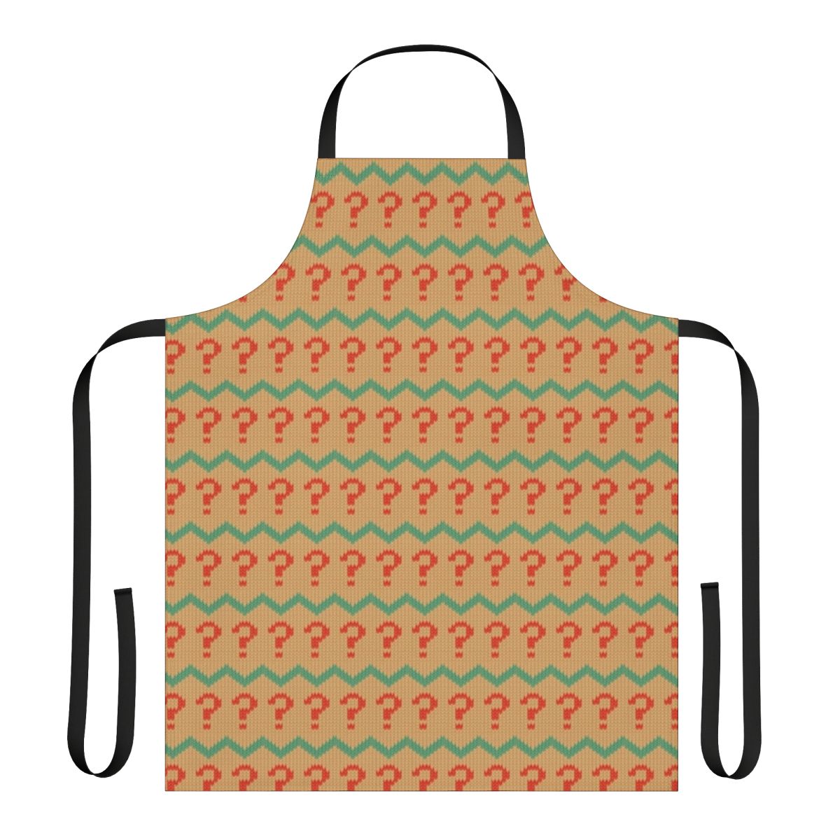 Classic 7th Doctor Doctor Who inspired jumper pattern printed on an apron