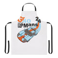 Classic Ford GT40 inspired apron featuring a vintage motorsport graphic design