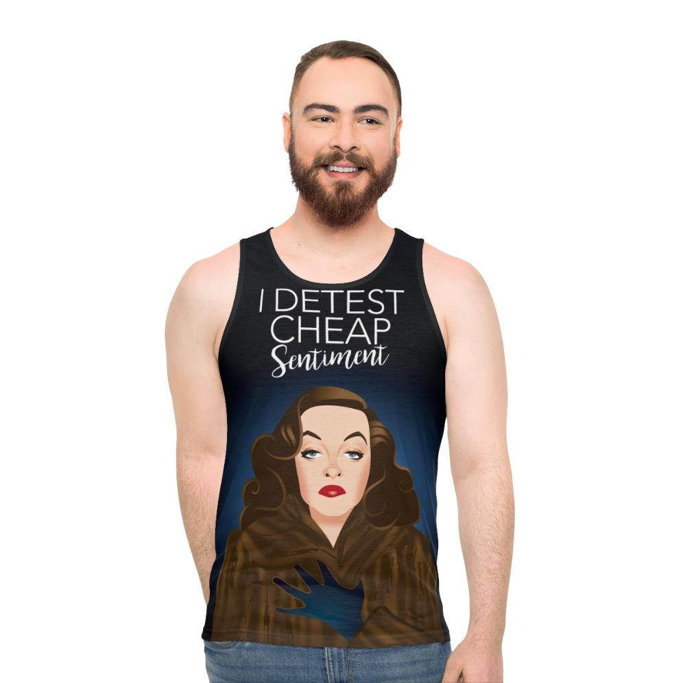 Classic Hollywood Unisex Tank Top featuring Alejandro Mogolloart design
