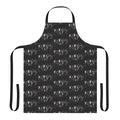 Dark apron featuring the classic logo design of the hard rock band KISS