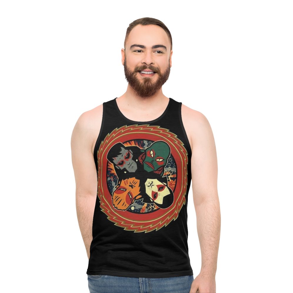 Classic Monsters & Glam Rock Unisex Tank Top