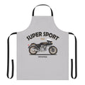 A stylish and durable apron featuring the design of a classic 900 super sport motorcycle.