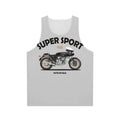 Classic motorcycle unisex tank top
