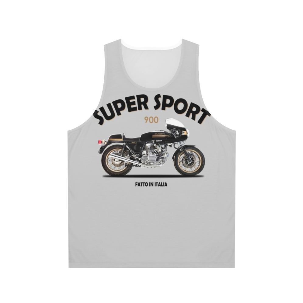 Classic motorcycle unisex tank top