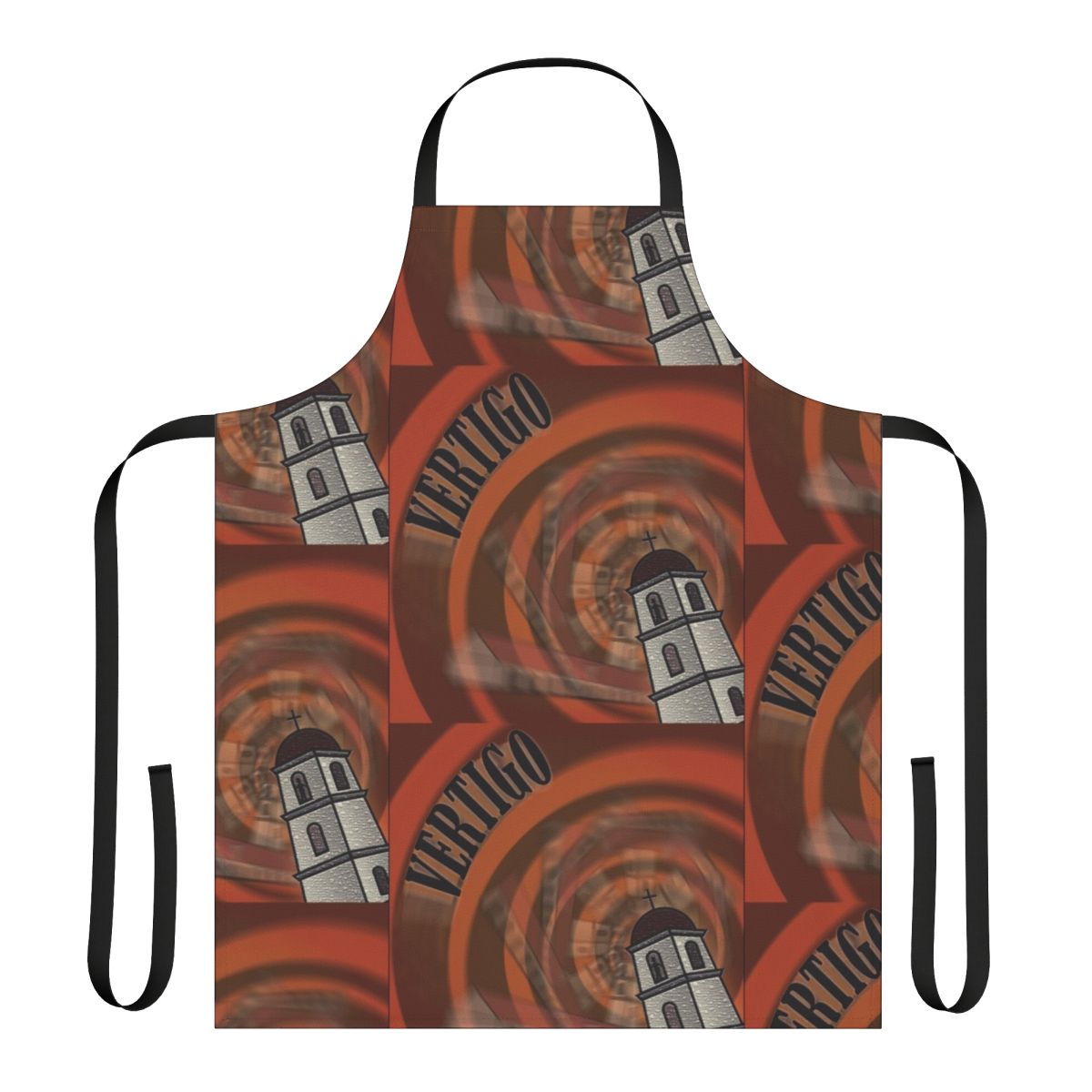 Apron featuring the iconic poster art from Alfred Hitchcock's classic film Vertigo