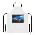 Vintage-style apron featuring the iconic 1971 Oldsmobile 442 muscle car design