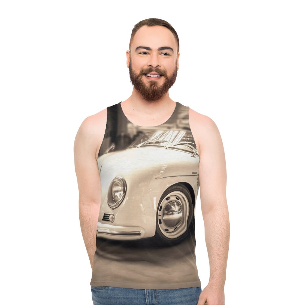 Unisex tank top for classic Porsche enthusiasts