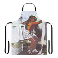 Classic rock inspired 'Head Games' design printed on a high-quality apron