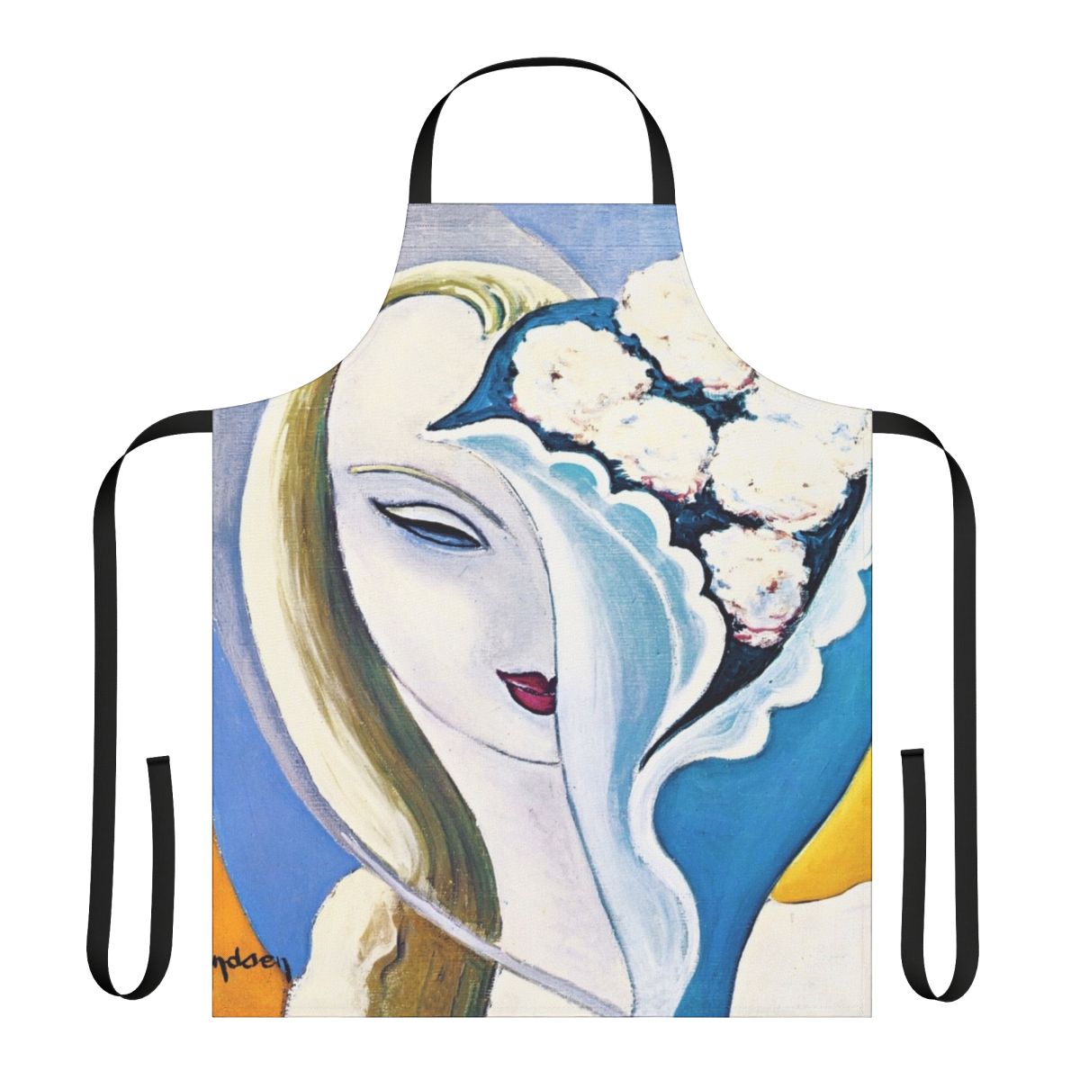 Layla Apron with Retro 60s 70s Music Vibes