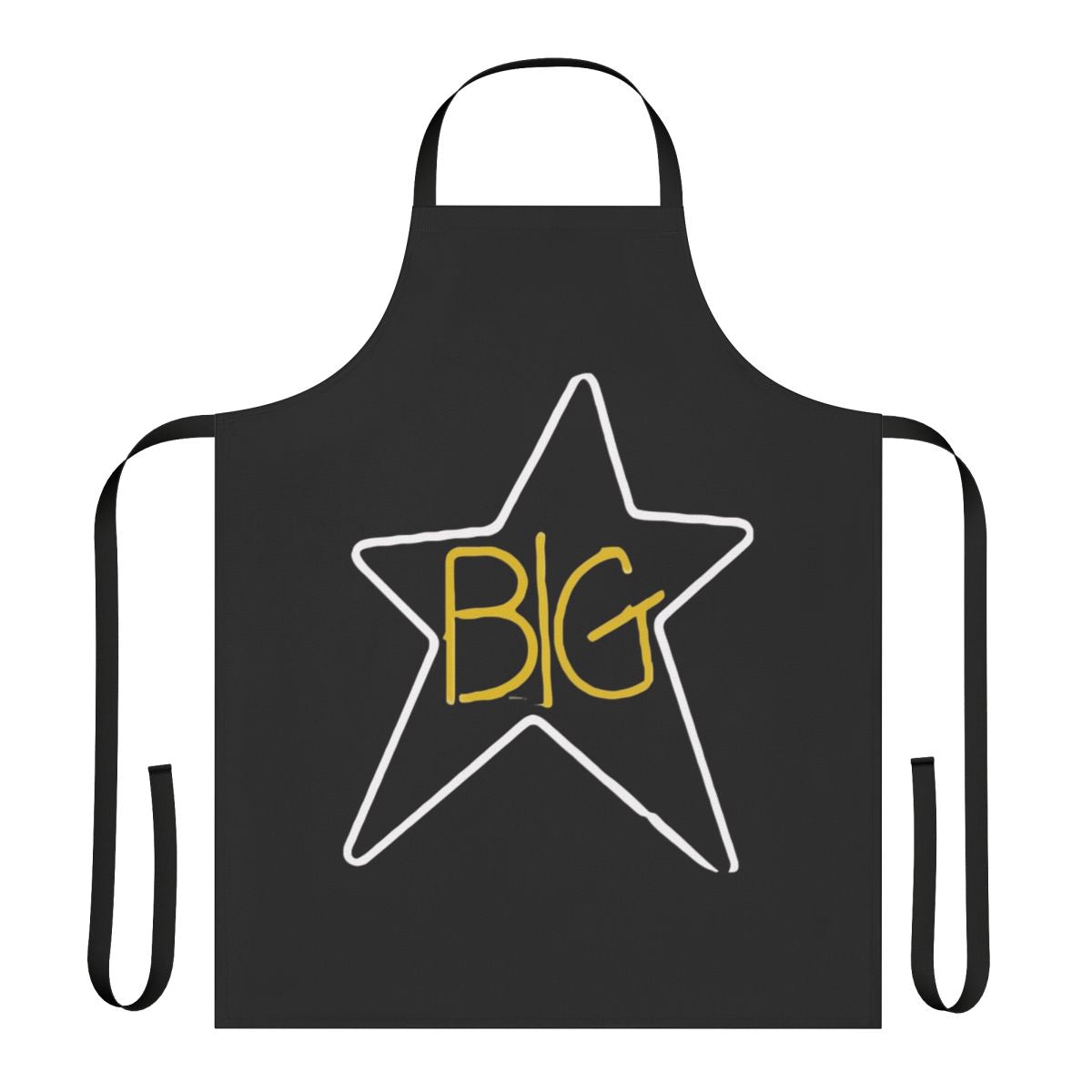 A durable apron featuring a classic rock band design, perfect for music fans.