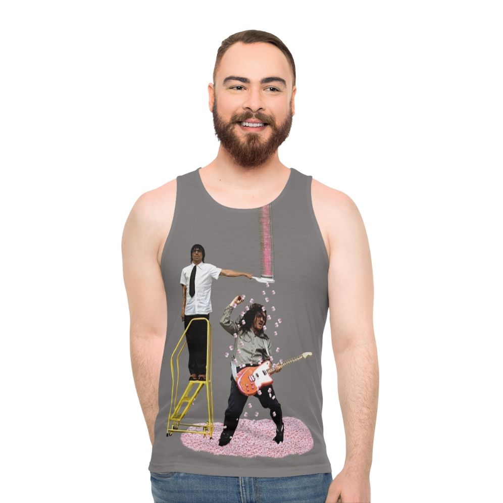 Classic rock unisex tank top with music band design