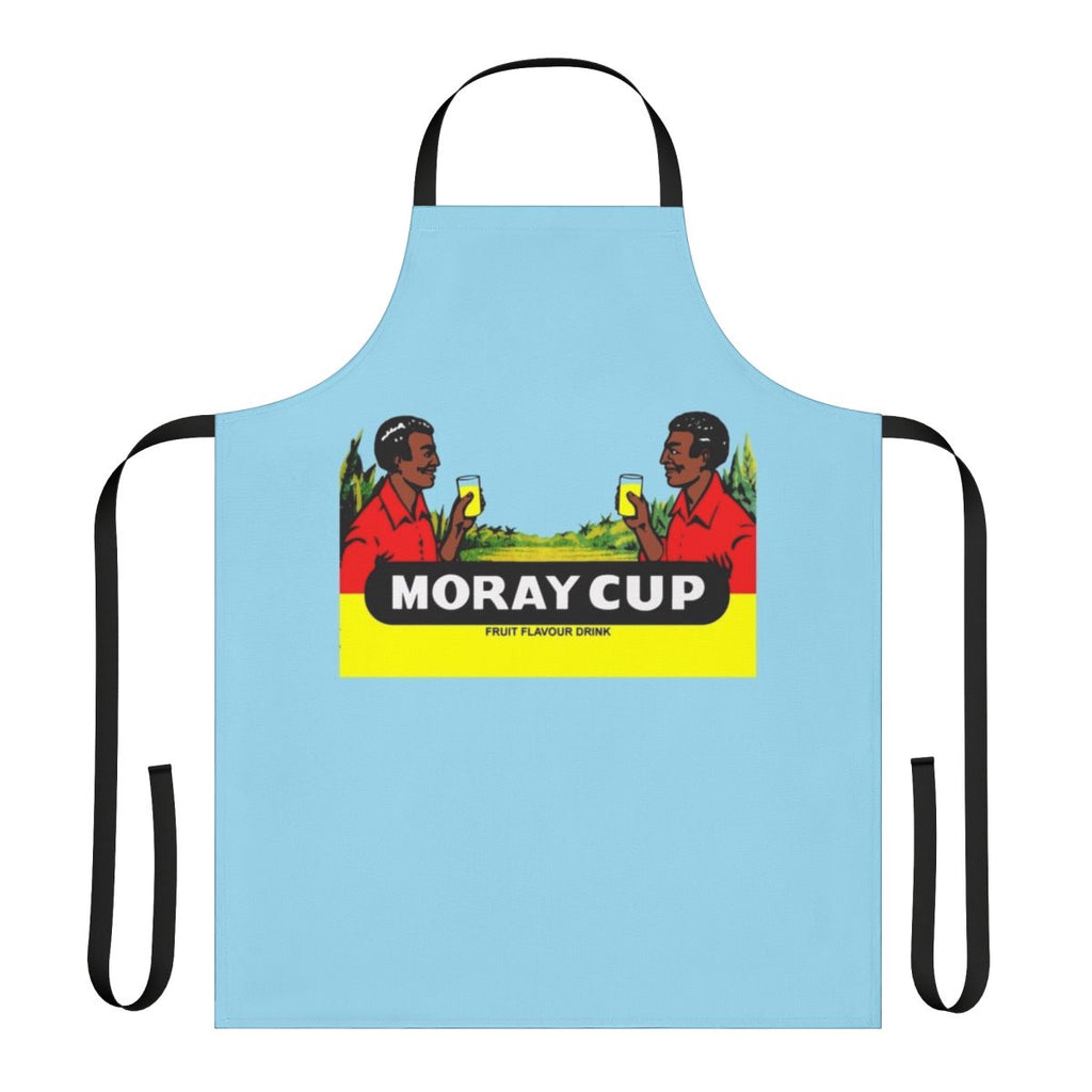 Classic Scottish soft drink themed apron with tartan design