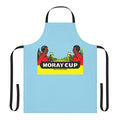 Classic Scottish soft drink themed apron with tartan design