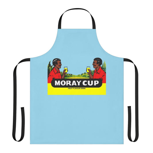 Classic Scottish soft drink themed apron with tartan design