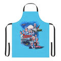 Thunderbirds-themed apron with retro sci-fi design