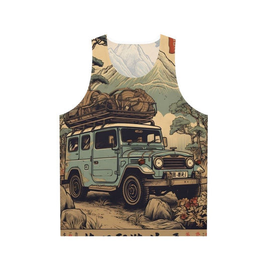Classic Toyota Land Cruiser FJ 40 Retro Style Tank Top
