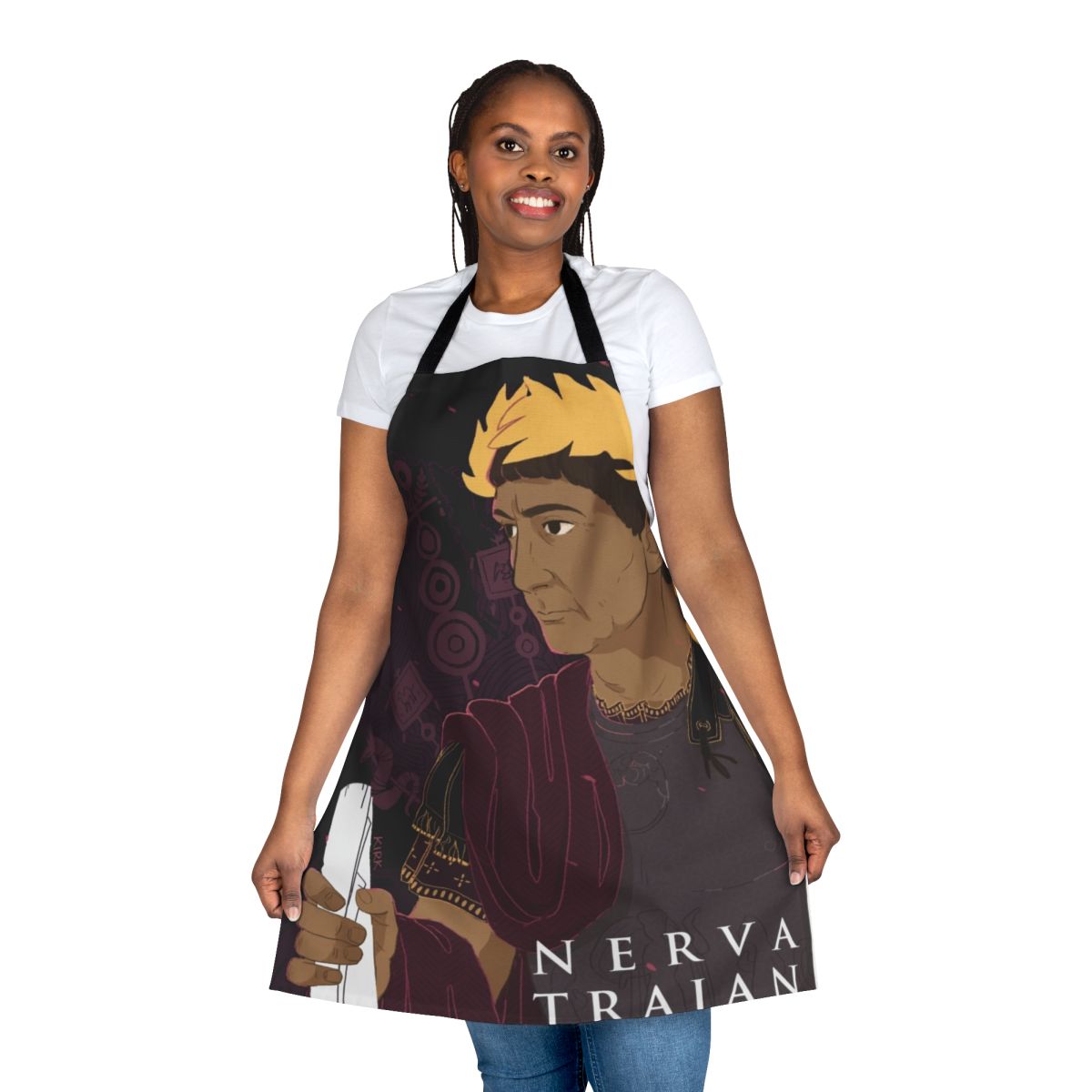 Trajan Roman Emperor Inspired Cooking Apron