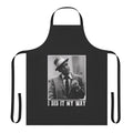 Classic vintage-inspired apron with 'I Did It My Way' text, featuring a retro Frank Sinatra design