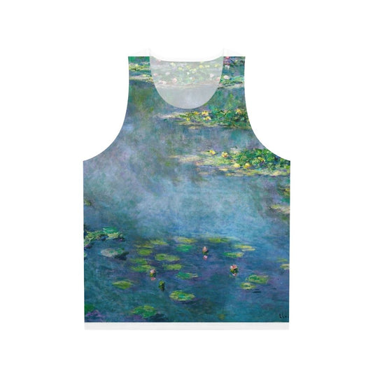 Unisex Tank Top Featuring Claude Monet's Water Lilies