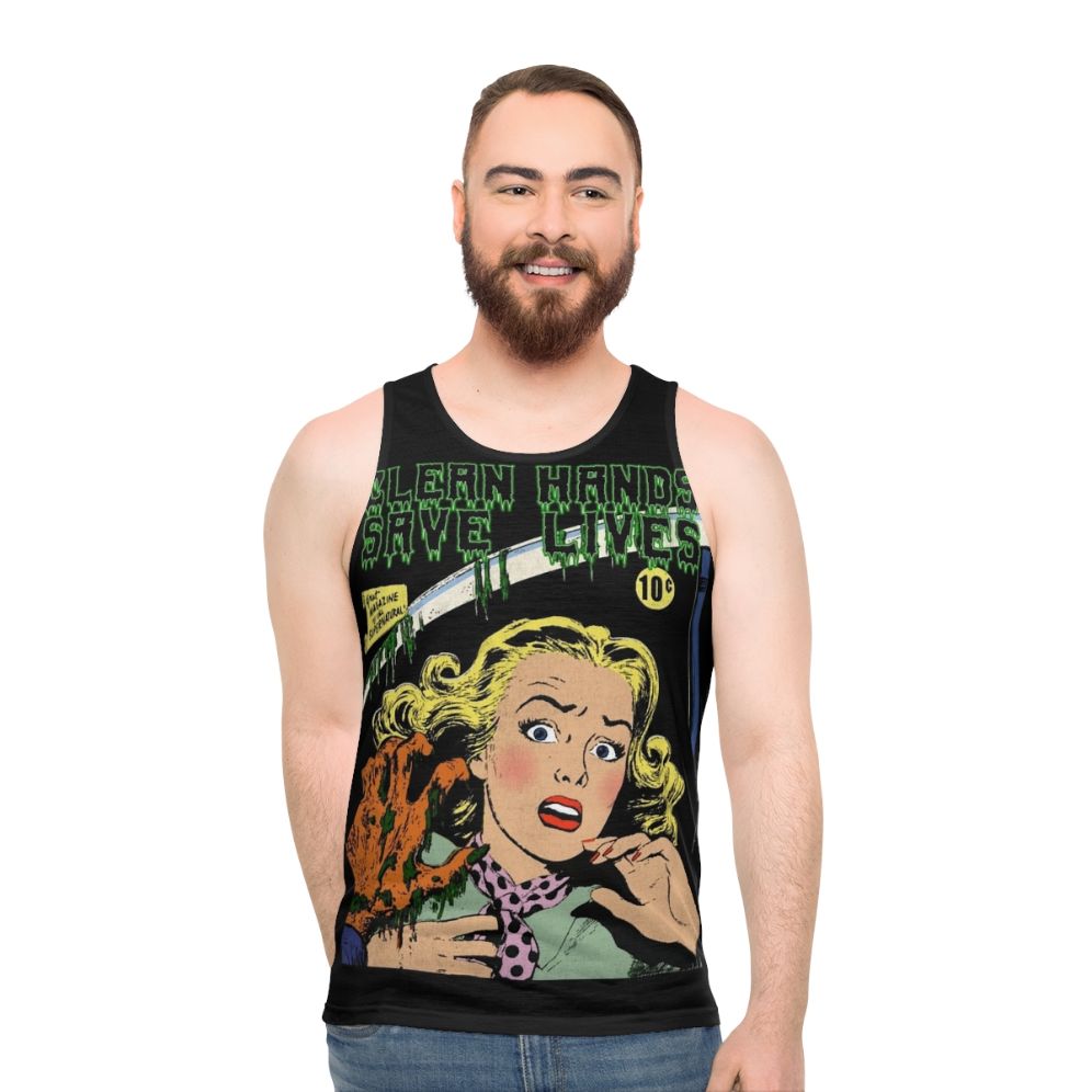 Clean Hands Save Lives Unisex Tank Top