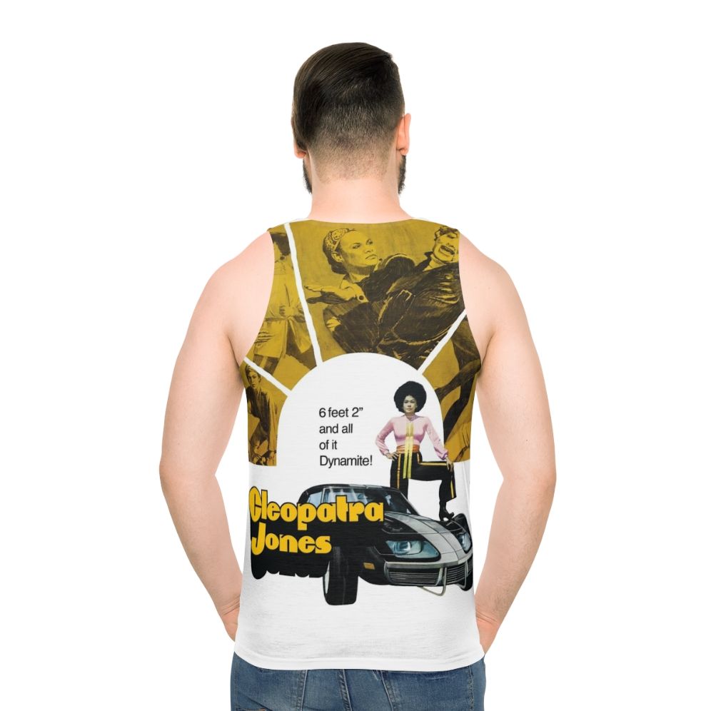 Retro 1973 Cleopatra Jones movie poster unisex tank top
