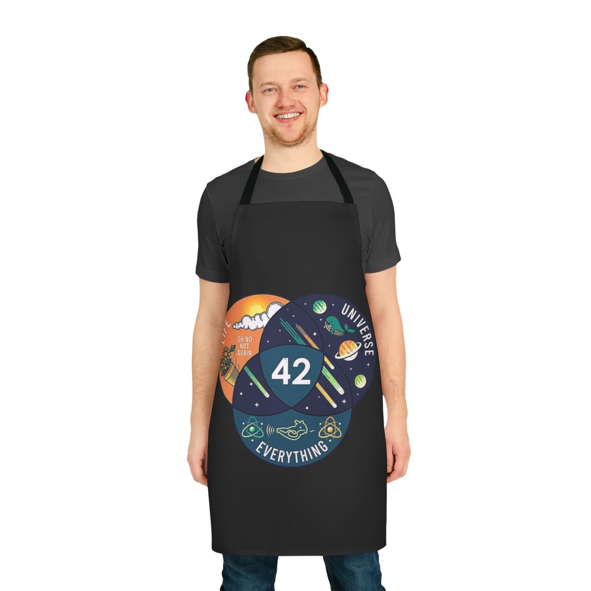 Apron featuring the "42" answer to life, the universe, and everything