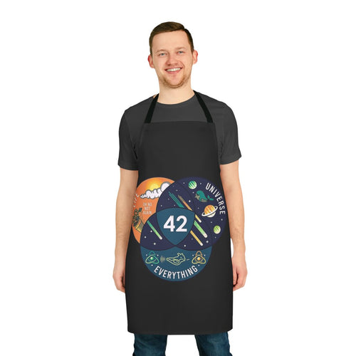 Apron featuring the "42" answer to life, the universe, and everything