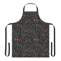 Maths equations apron with formulas, symbols, and numbers for STEM enthusiasts.