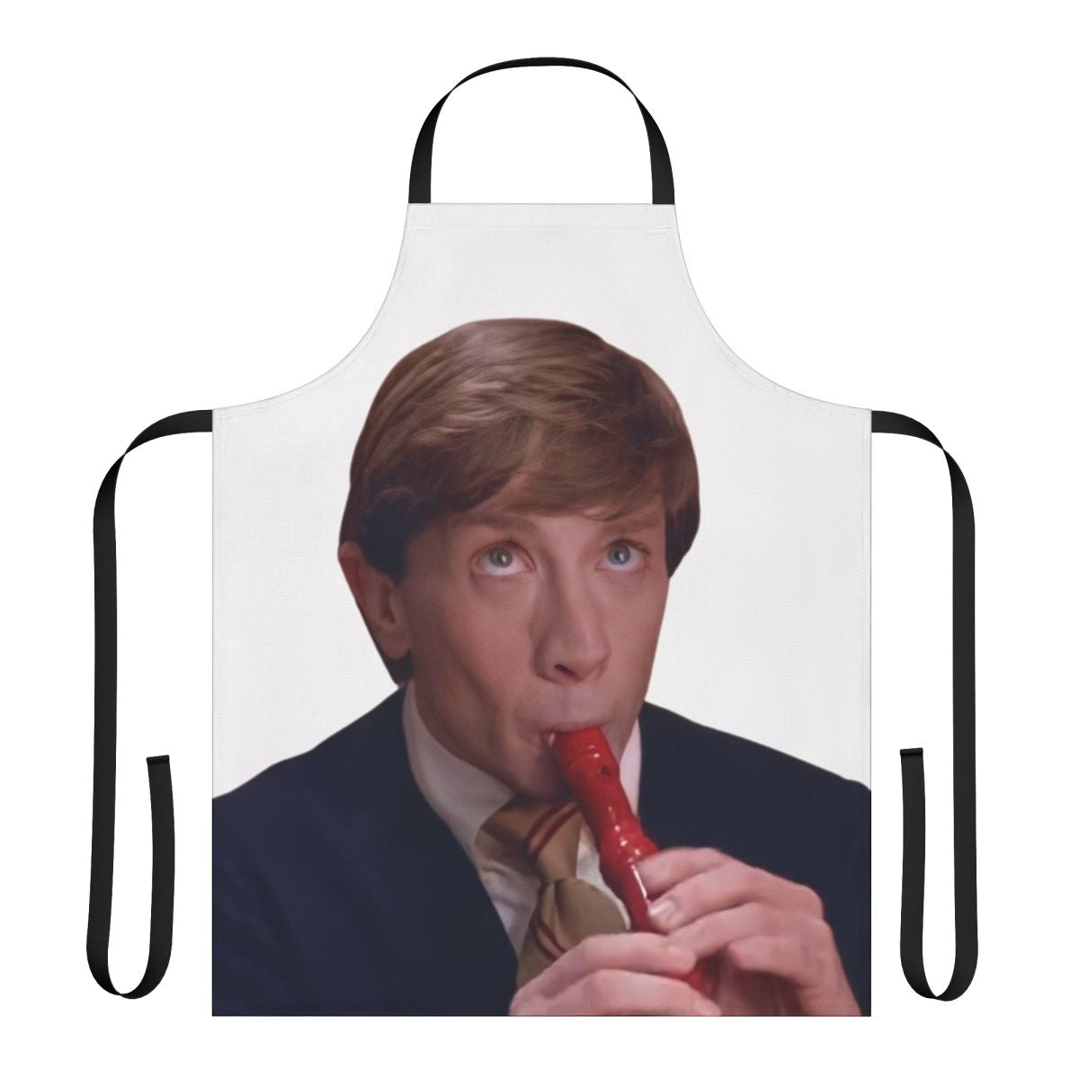 Apron featuring Clifford the Big Red Dog, a classic 90s comedy character.