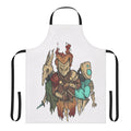 Climbing Spires themed apron featuring Slay the Spire game characters and fantasy art