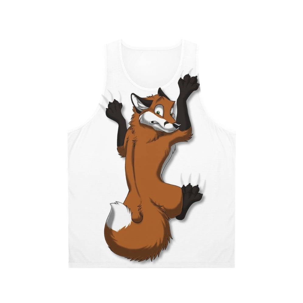 Clinging Fox Unisex Tank Top