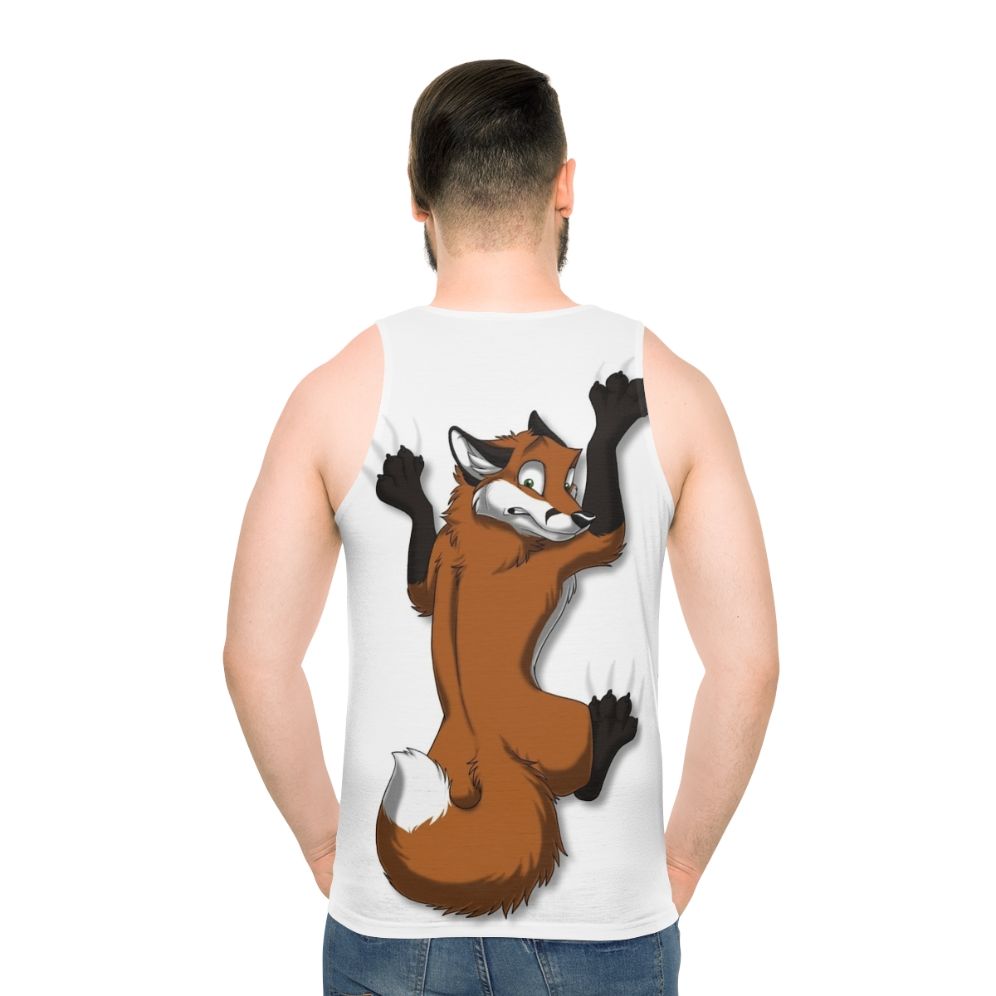 Clinging Fox Unisex Tank Top