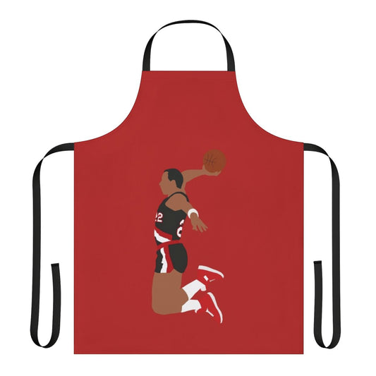 Clyde Drexler Dunk Basketball Fan Apron