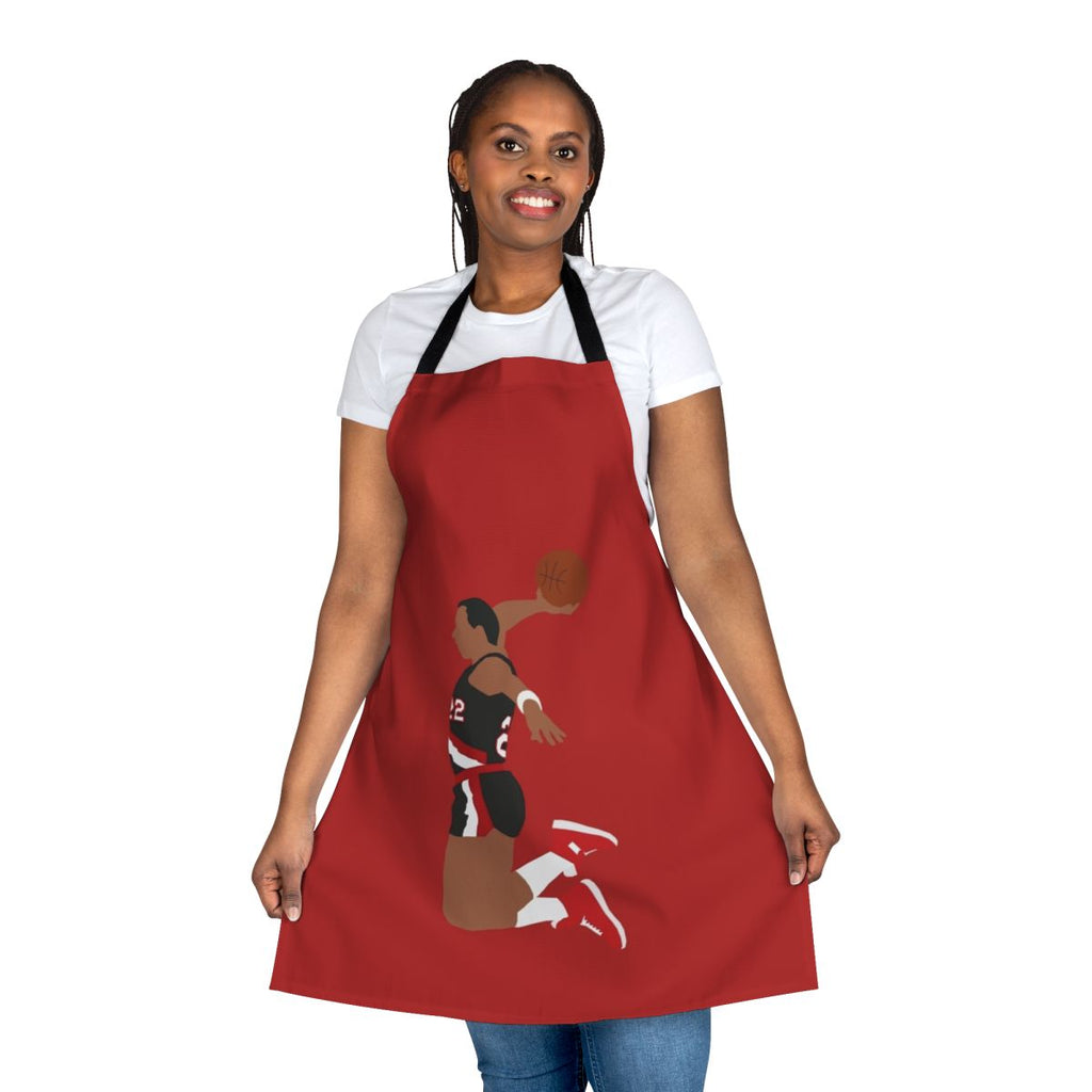 Clyde Drexler Dunk Basketball Fan Apron
