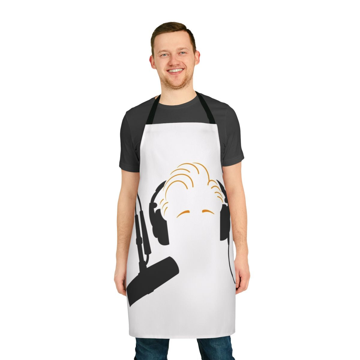 Co Brien-Inspired Apron featuring the Team Coco logo