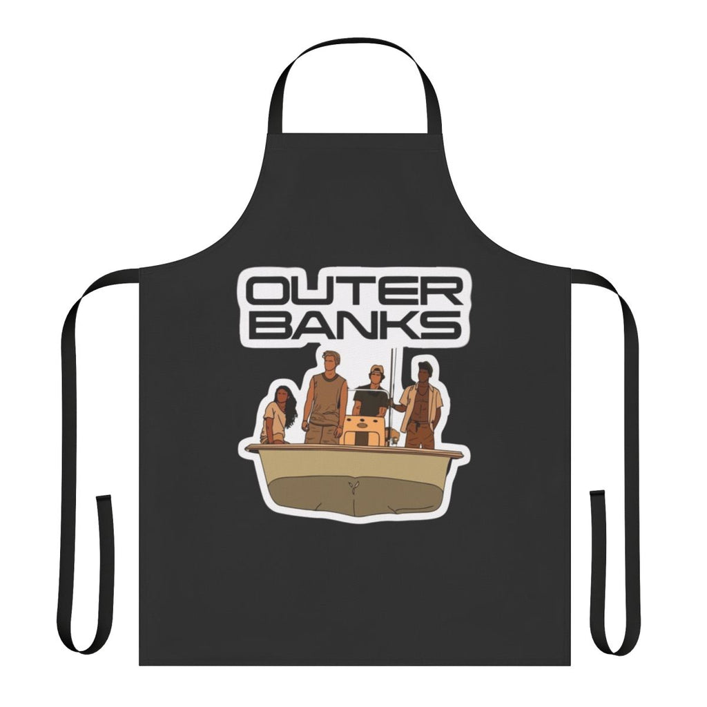 Coastal inspired apron with Outer Banks design