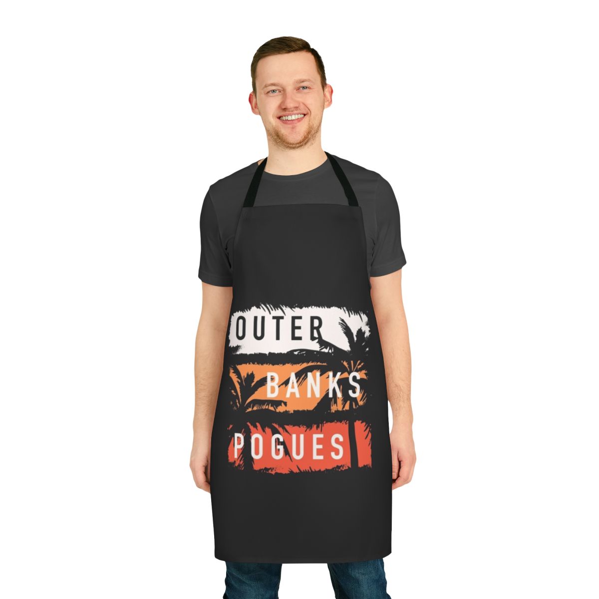 "Outer Banks Pogue Apron with Coastal-Inspired Design"