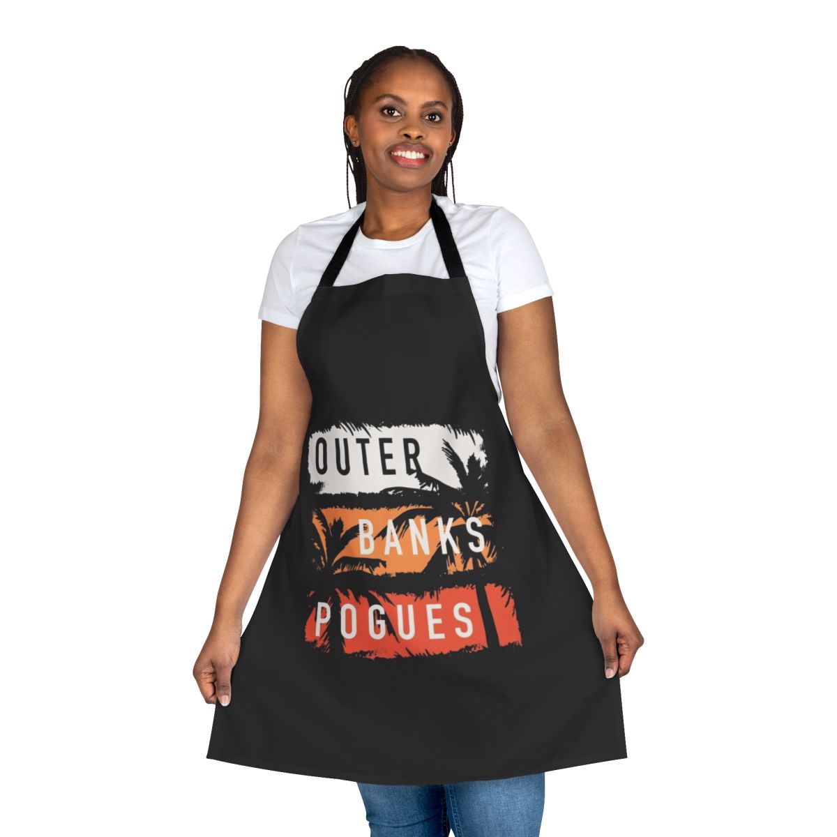 "Outer Banks Pogue Apron with Coastal-Inspired Design"