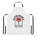 Vintage-style apron featuring the Outer Banks (OBX) coastal design