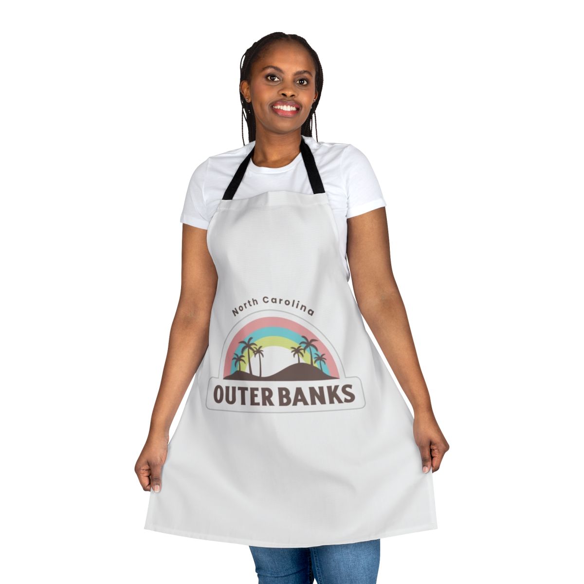 Outer Banks North Carolina Apron with Pogue Life Design