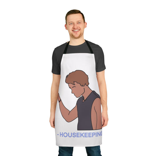 "Coastal-themed apron featuring Outer Banks Netflix show inspired design"